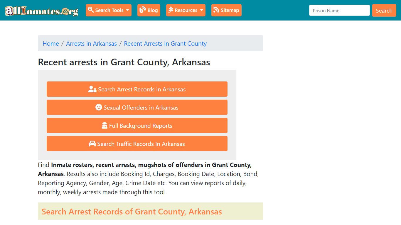 Recent arrests in Grant County, Arkansas | Mugshots, Rosters, Inmates ...