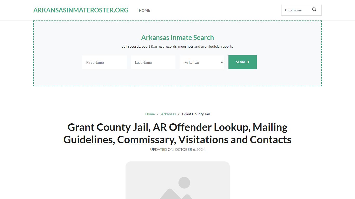 Grant County Jail, AR: Inmate Search Options, Visitations, Contacts